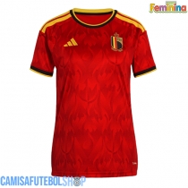 Camisa de time de futebol Bélgica Replicas 1º Equipamento Feminina Mundo 2026 Manga Curta